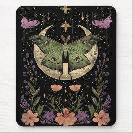 Mousepad Ilustração do céu noturno gótico