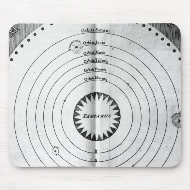 Mousepad Ilustração do cosmos (Frente)