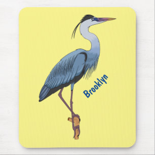 Mousepad ilustração do desenho animado azul-excelente 