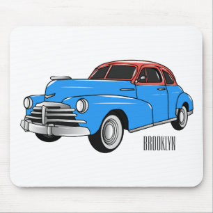 Mousepad Ilustração do desenho animado Classic car 1948