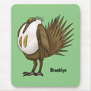 Mousepad ilustração do desenho animado de aves de garagem d