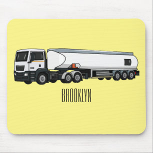 Mousepad Ilustração do desenho animado do transporte de cam