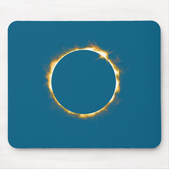 Mousepad Ilustração do Eclipse Solar de 21 de Agosto de 201 (Frente)