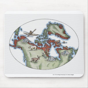 Mousepad Ilustração do território do Inuit
