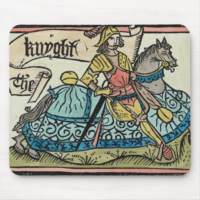 Mousepad Ilustração "dos contos de Canterbury (Frente)