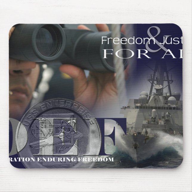 Mousepad Ilustração dos membros da tripulação (Frente)