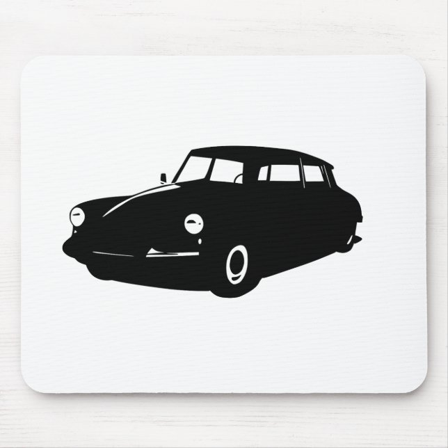Mousepad Ilustração Oldtimer Ds19 Citroen La Déesse (Frente)