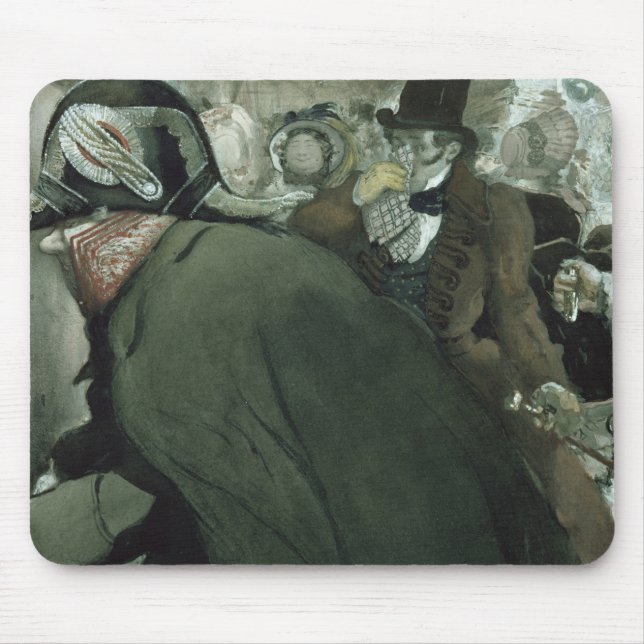 Mousepad Ilustração para o nariz por Nikolai Gogol (Frente)