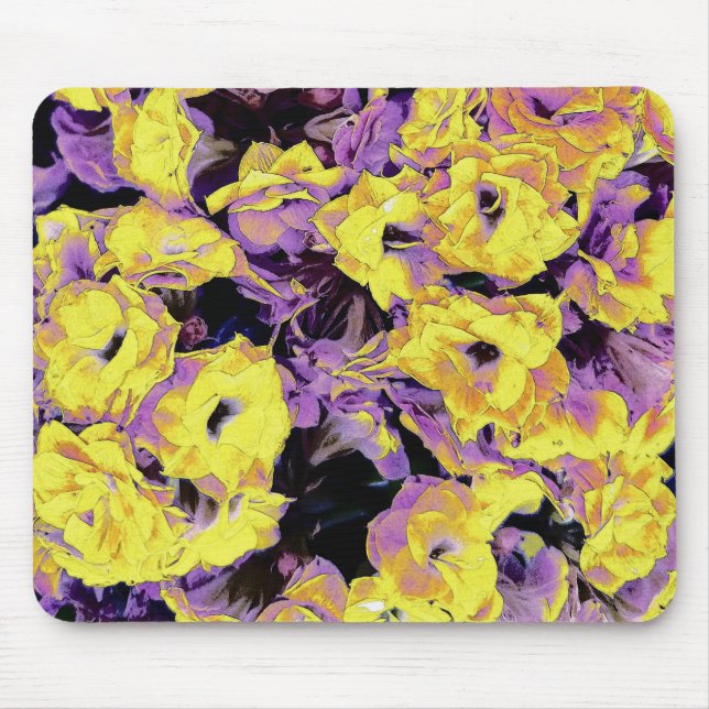 Mousepad Ilustração - Planta Amarela de Kalanchoe (Frente)