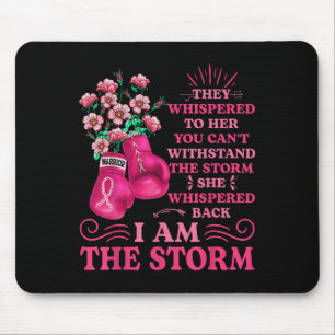 Mousepad Im A Tempestade Boxando As Mulheres De Fita Rosa D