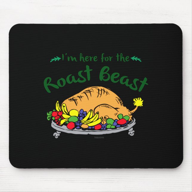 Mousepad Im Here For The Roast Quote  (Frente)