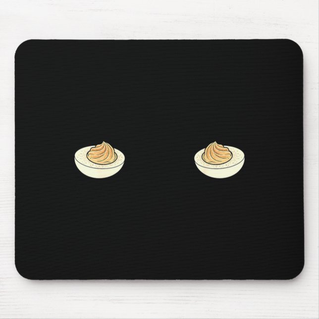 Mousepad I'm Just Here For The Deviled Eggs Funny Couple Ma (Frente)
