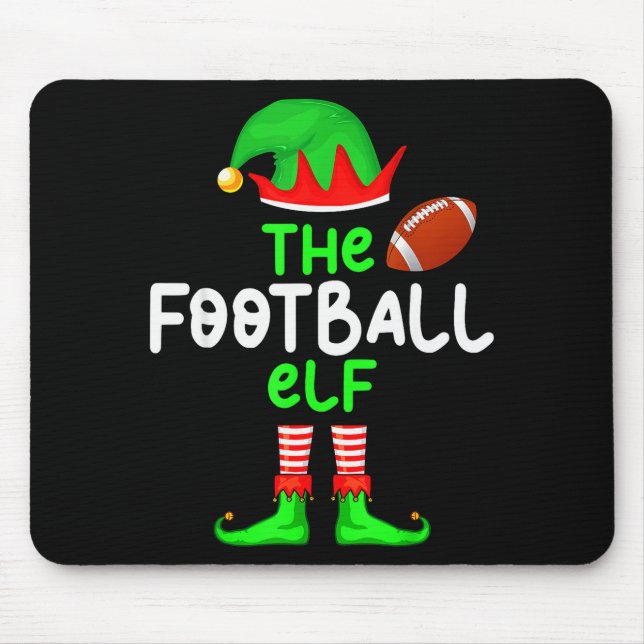 Mousepad I'm The American Football Elf Christmas Matching P (Frente)