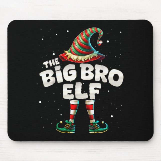 Mousepad I'm The Brother Elf Family Matching Group Christma (Frente)