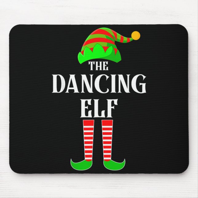 Mousepad I'm The Dancing Elf Family Matching Costume Christ (Frente)