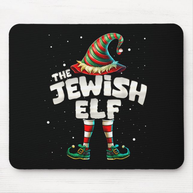 Mousepad I'm The Jewish Elf Family Matching Group Christmas (Frente)