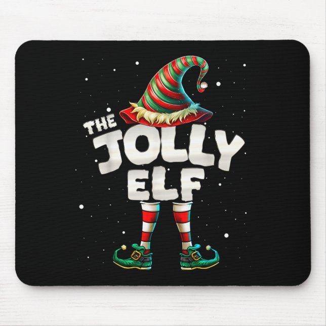Mousepad I'm The Jolly Elf Family Matching Group Christmas  (Frente)
