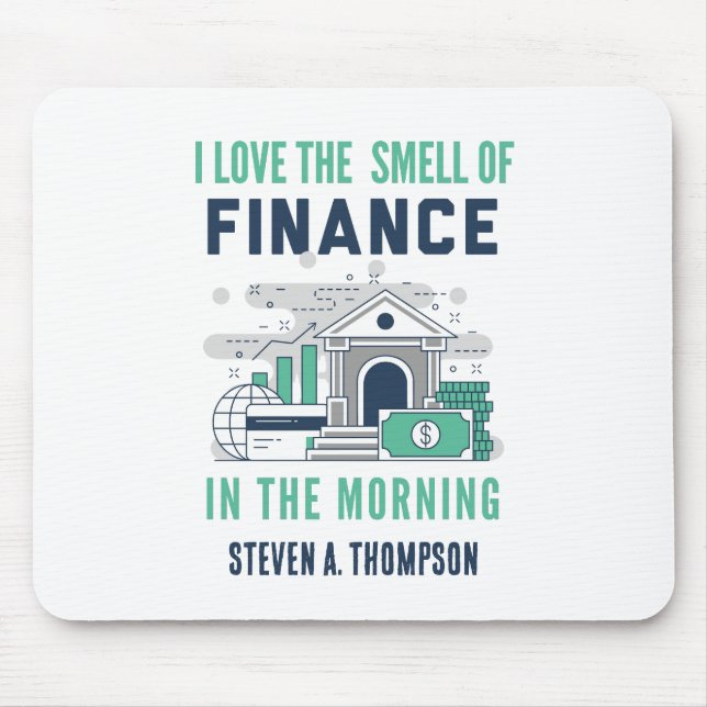 Mousepad Ímã de Finanças Engraçado Personalizado (Frente)