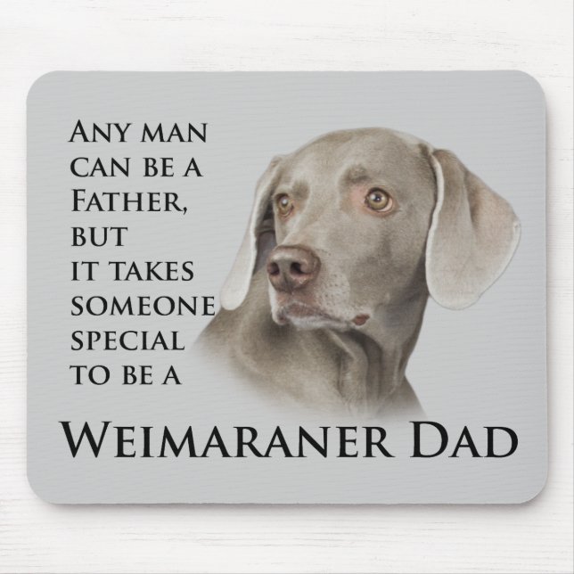 Mousepad Ímã do pai de Weimaraner (Frente)