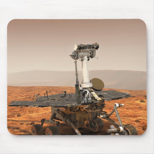 Mousepad Imagem artística de Mars Rover (Frente)