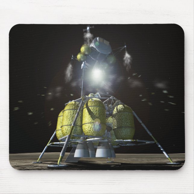 Mousepad Imagem artística de uma nova nave espacial para a  (Frente)