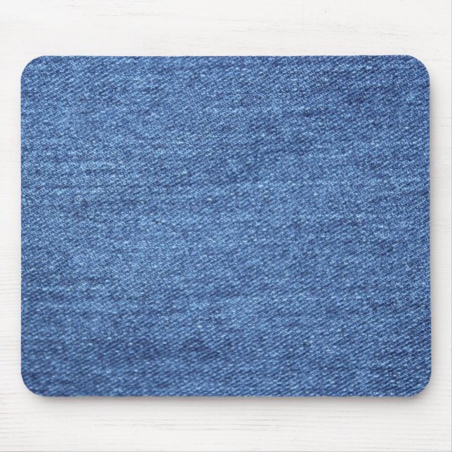 Mousepad Imagem de aparência de textura branca azul de deni (Frente)