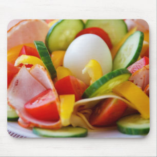 Mousepad Imagem de Comida de salada de legumes deliciosos