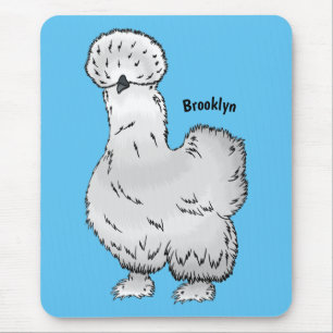Mousepad Imagem de desenho animado de frango Silkie