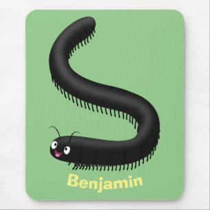 Mousepad Imagem de desenho em forma de milipede