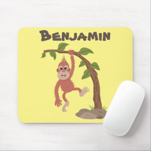 Mousepad Imagem de desenhos animados de orangoton, um bebê
