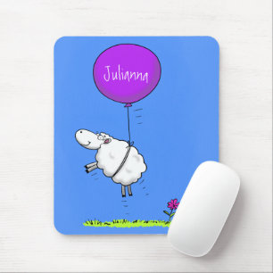 Mousepad Imagem de humor de desenho animado de balão de ov