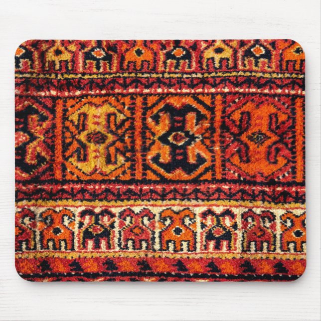 Mousepad Imagem de um tapete vintage. Textura impressionant (Frente)