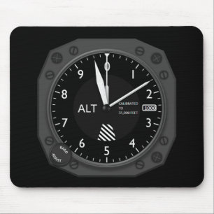 Mousepad Imagem do altímetro dos aviões