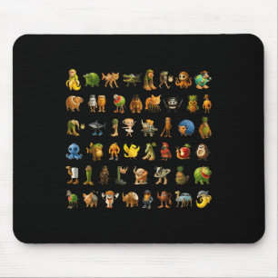 Mousepad Imagem do Brainrot Gen-z Memória Engraçado Cérebro