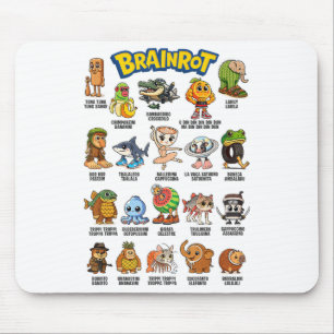 Mousepad Imagem do Corpo de Coração Italiano Sobre Humo Abs