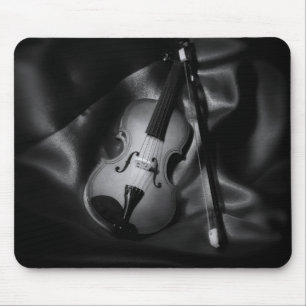 Mousepad Imagem em preto e branco de uma vitrola