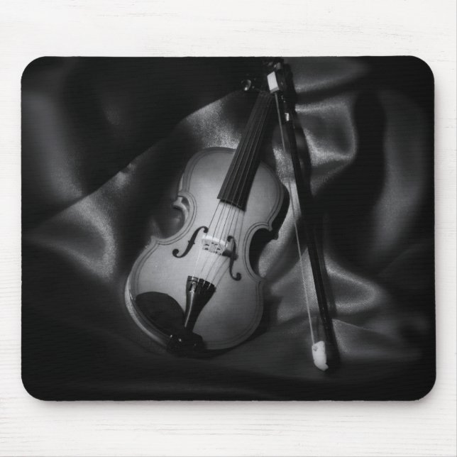Mousepad Imagem em preto e branco de uma vitrola (Frente)
