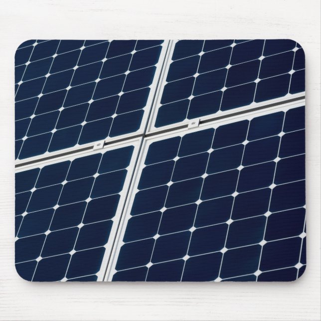Mousepad Imagem engraçada de um painel de energia solar (Frente)