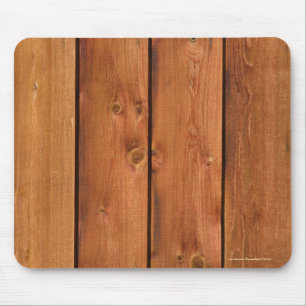 Mousepad Imagem fotográfica de Conselho de madeira em forma