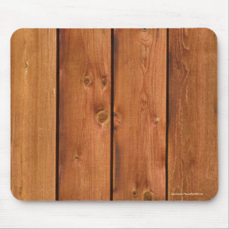 Mousepad Imagem fotográfica de Conselho de madeira em forma