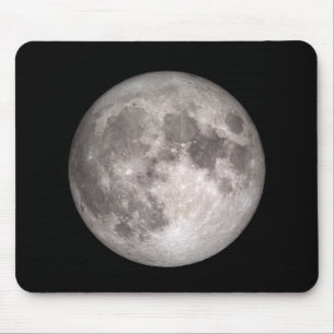 Mousepad imagem NASA da lua de cheio