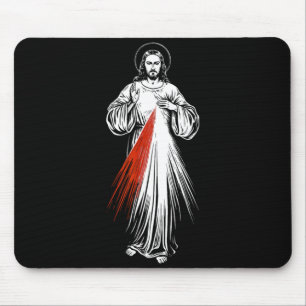 Mousepad Imagem Sagrada da Fé Católica Jesus Misericórdia D