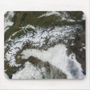 Mousepad Imagem satélite da cordilheira dos cumes