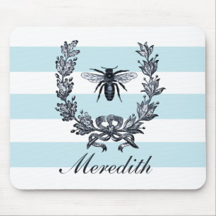Mousepad Imagem soberana francesa da grinalda da abelha e