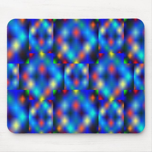 Mousepad Imagens muito coloridas, efeito de distância, escu (Frente)