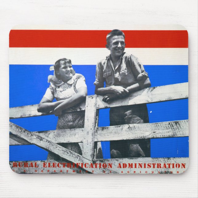 Mousepad Imagens Vintage Patriótica Imputadas (Frente)