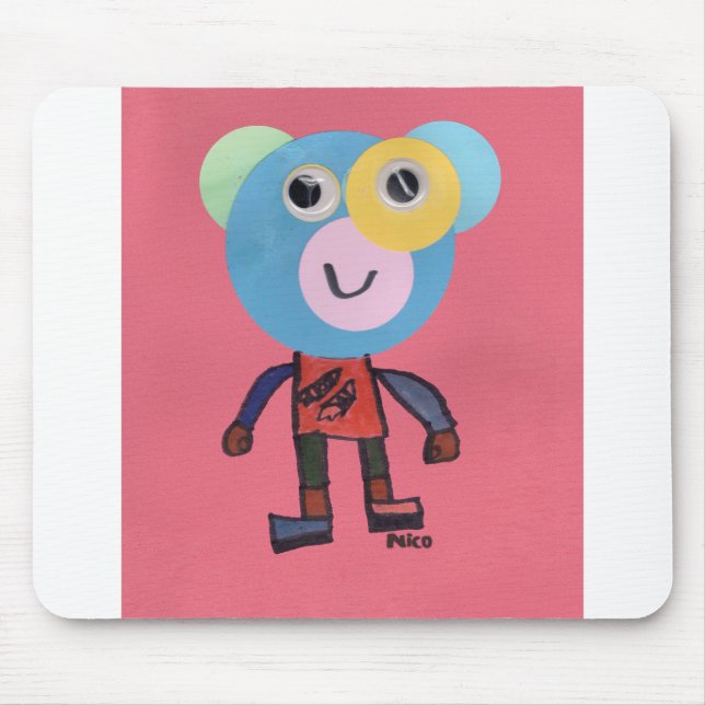 Mousepad Imagination Man- Kids Art for CHOC (Frente)