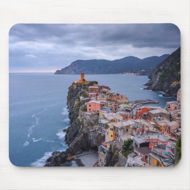 Mousepad Imediatamente depois do por do sol | Vernazza, (Frente)