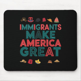 Mousepad Imigrantes fazem o Excelente americano celebrar a