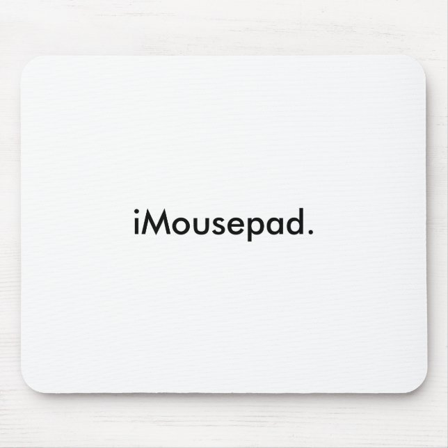 Mousepad iMousepad. (Frente)